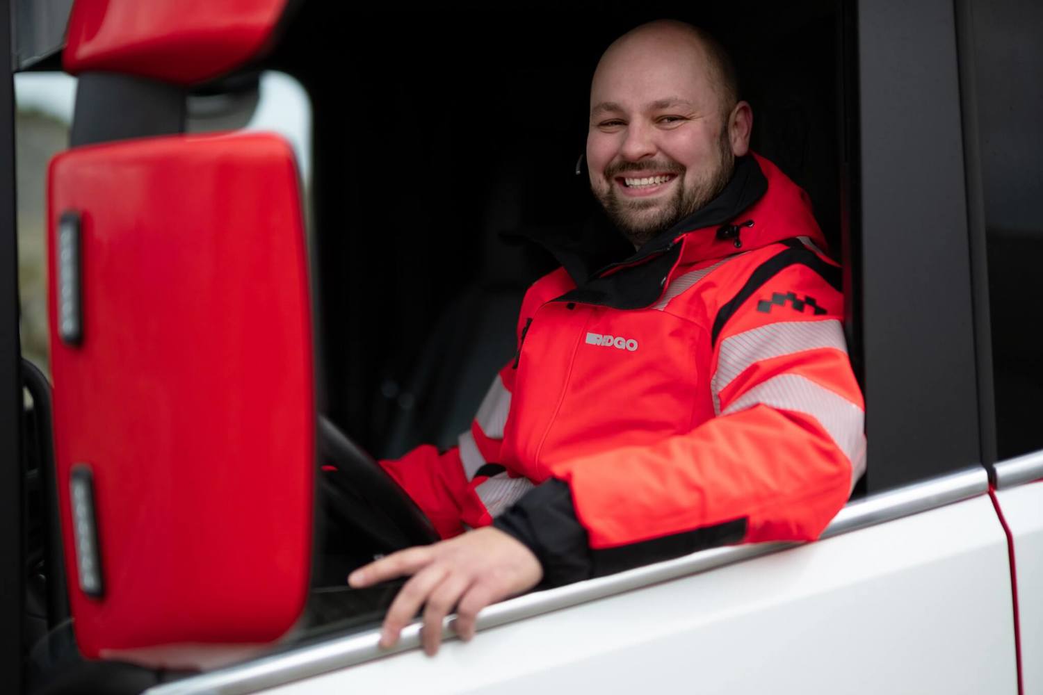REDGOn hinausautonkuljettaja