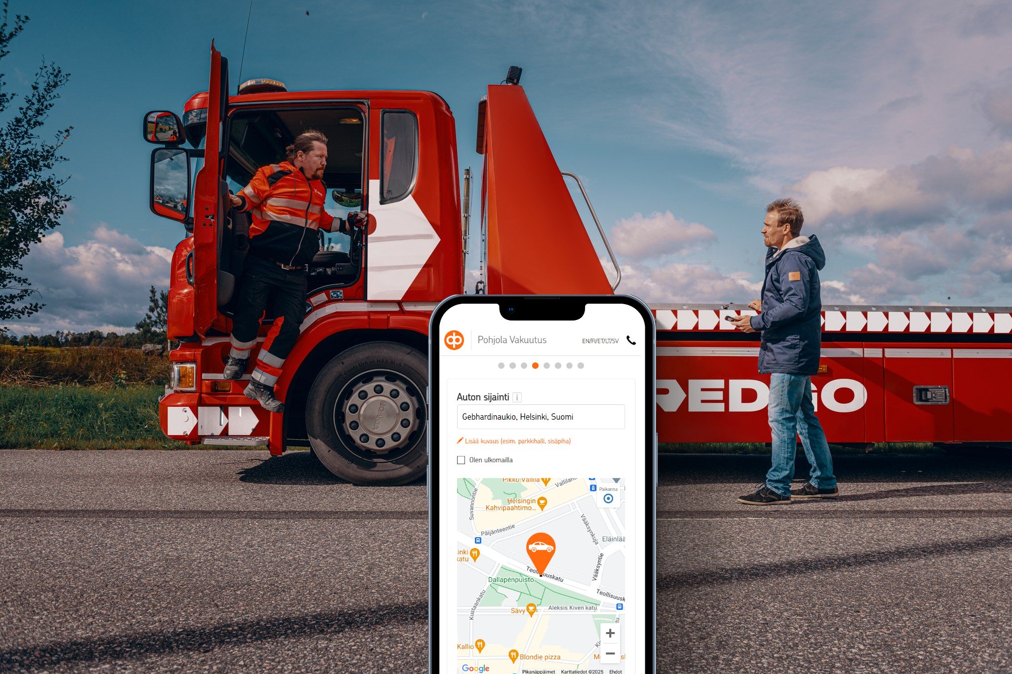 REDGO on Pohjolan hinauspalvelukumppani