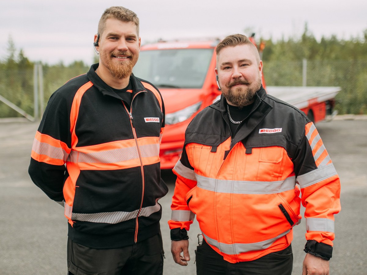 Siivikko ja Juujärvi - hinausautonkuljettajat REDGOlla